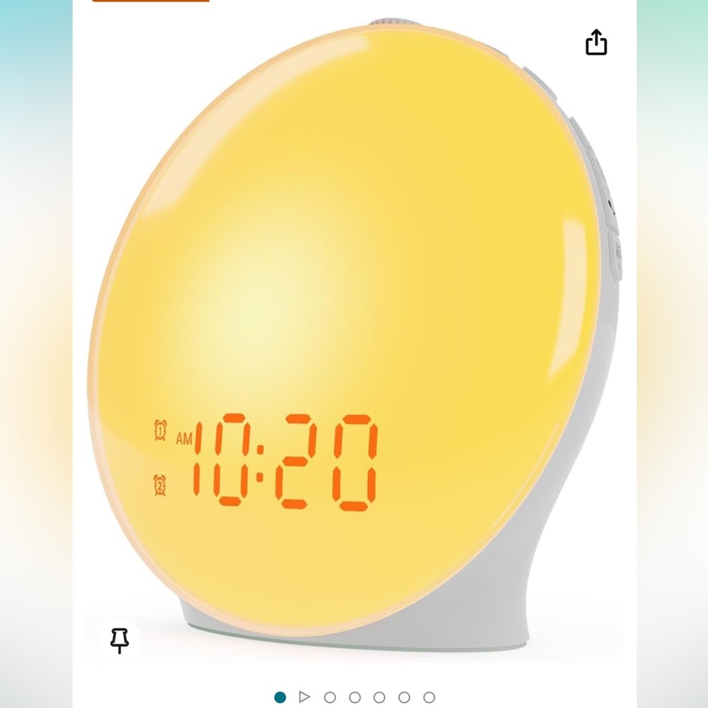 Wake Up Light Sunrise Alarm Clock